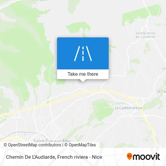 Chemin De L'Audiarde map