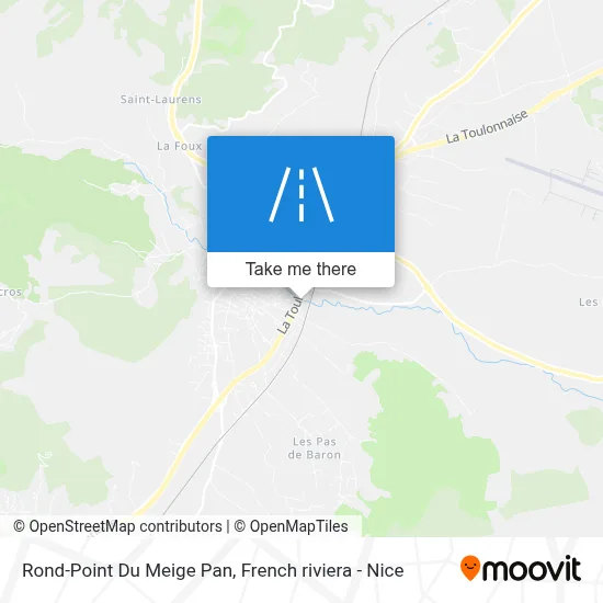Rond-Point Du Meige Pan map