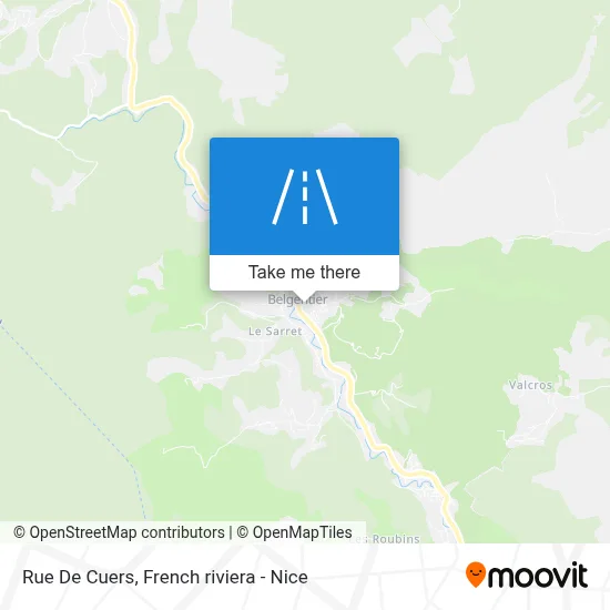 Rue De Cuers map