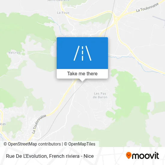 Rue De L'Evolution map