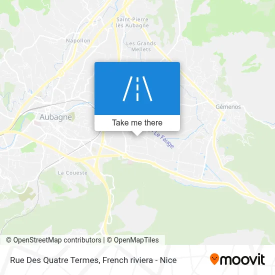 Rue Des Quatre Termes map