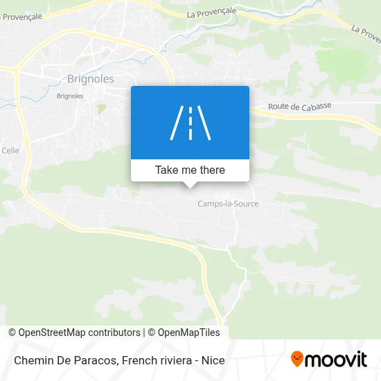 Chemin De Paracos map