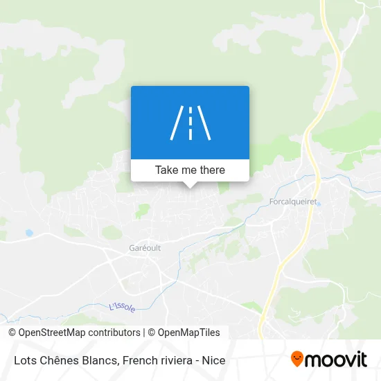 Lots Chênes Blancs map