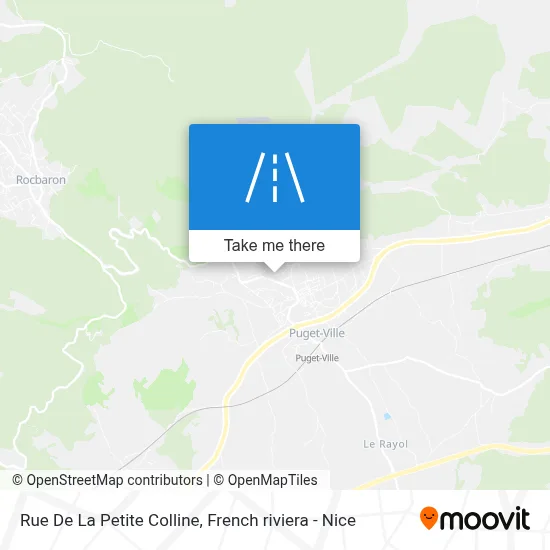 Rue De La Petite Colline map
