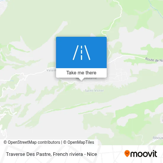 Traverse Des Pastre map