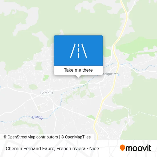 Chemin Fernand Fabre map