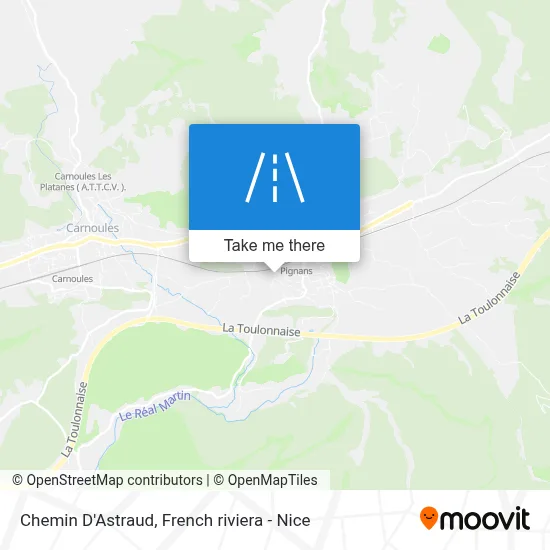 Chemin D'Astraud map