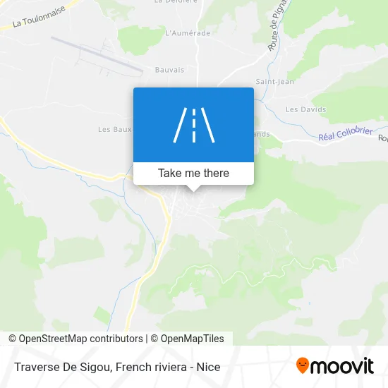Traverse De Sigou map