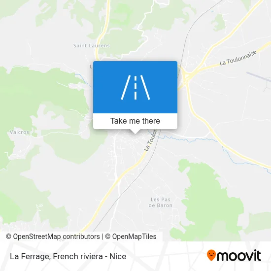 La Ferrage map