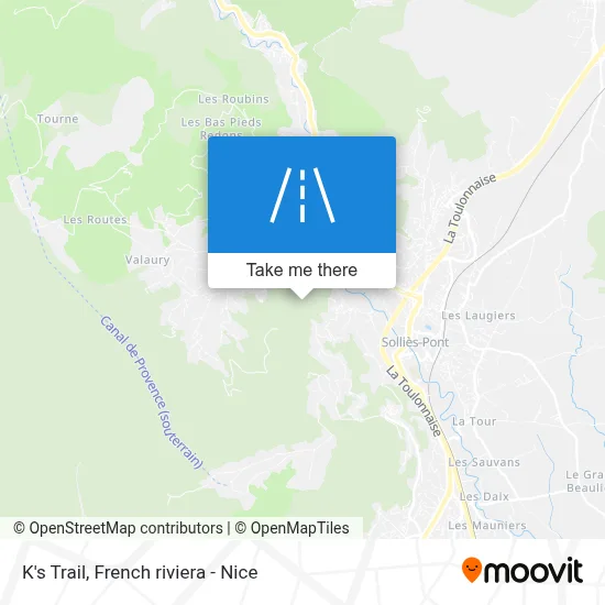K's Trail map
