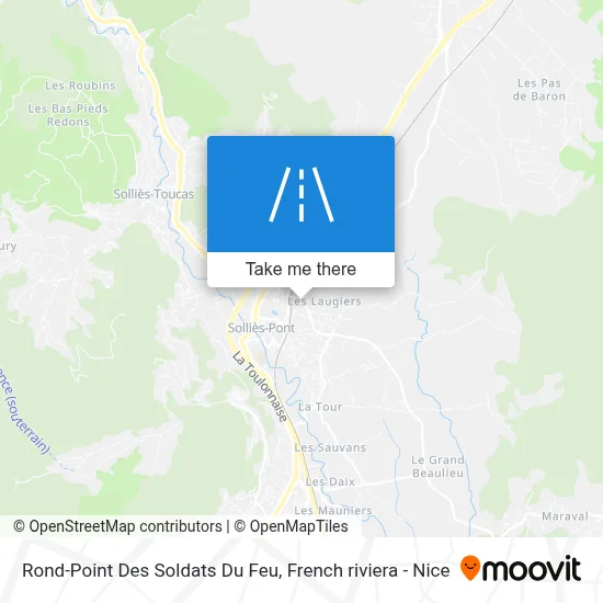 Rond-Point Des Soldats Du Feu map