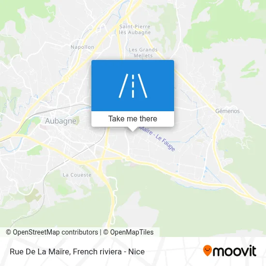 Rue De La Maïre map