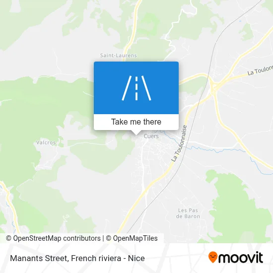 Mapa Rue Des Manants