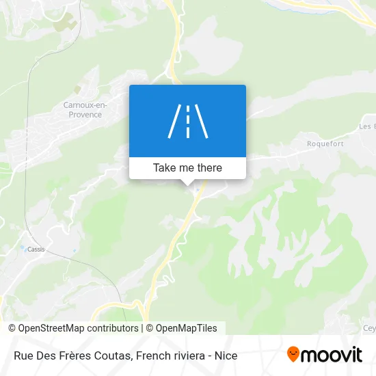 Rue Des Frères Coutas map