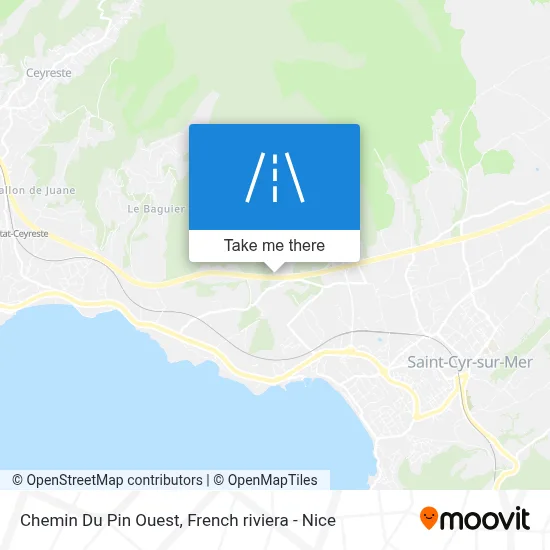 Chemin Du Pin Ouest map