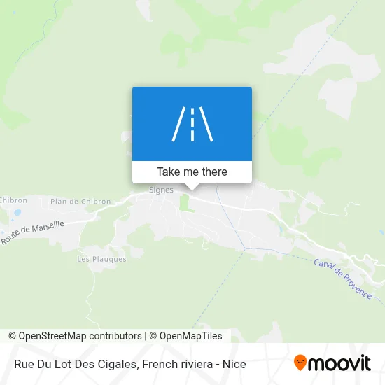 Rue Du Lot Des Cigales map