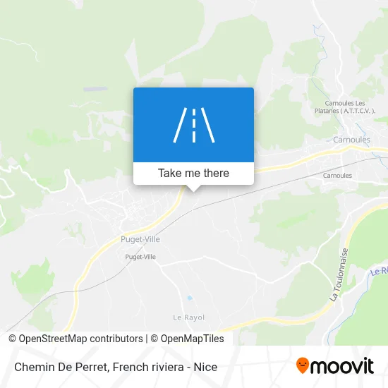 Chemin De Perret map