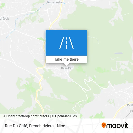 Rue Du Café map