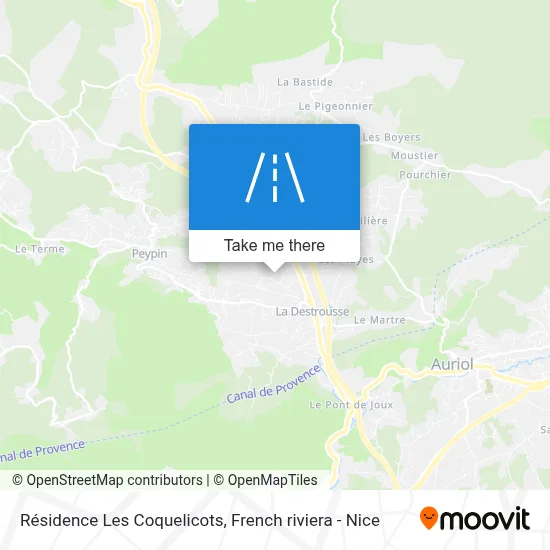 Résidence Les Coquelicots map