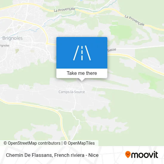 Chemin De Flassans map