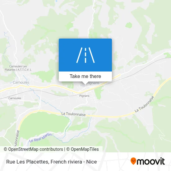Rue Les Placettes map