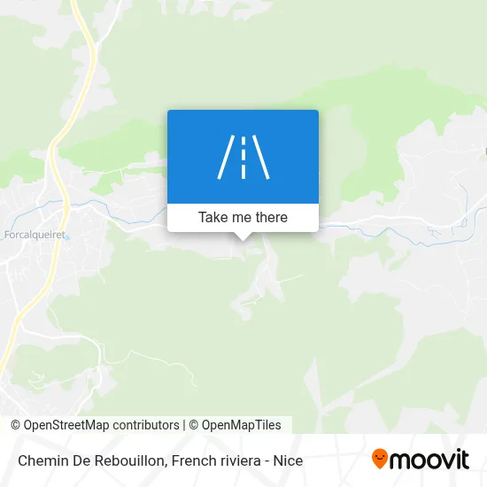 Chemin De Rebouillon map