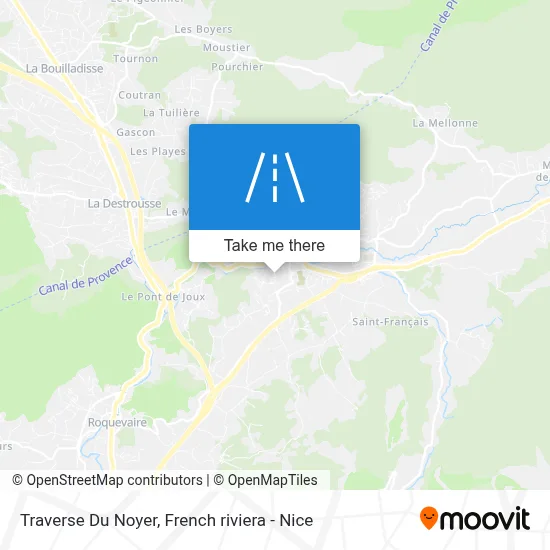 Traverse Du Noyer map