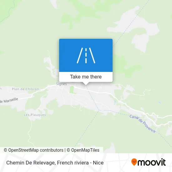 Chemin De Relevage map