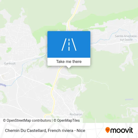 Chemin Du Castellard map