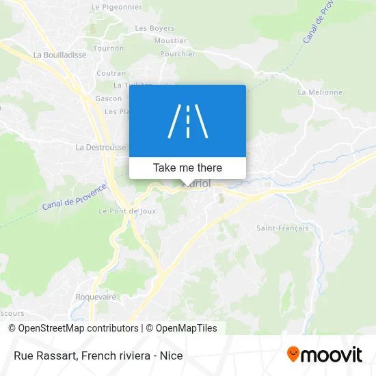 Mapa Rue Rassart
