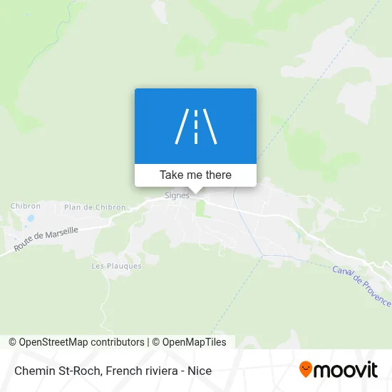 Chemin St-Roch map
