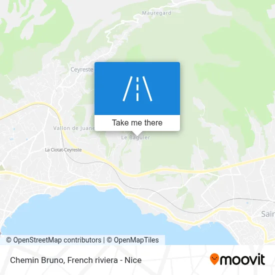 Chemin Bruno map