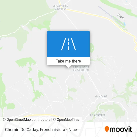 Chemin De Caday map