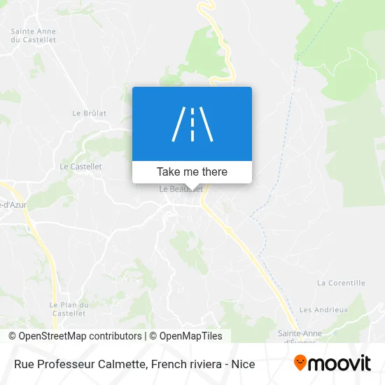 Mapa Rue Professeur Calmette