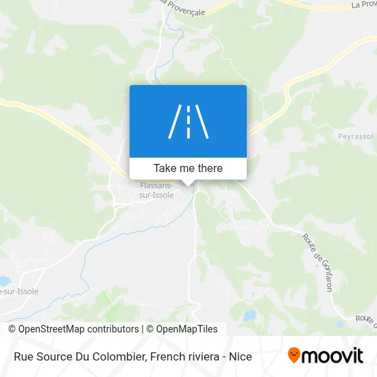 Mapa Rue Source Du Colombier