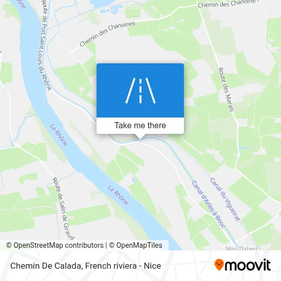 Chemin De Calada map