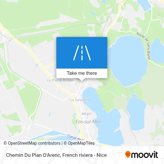 Chemin Du Plan D'Arenc map