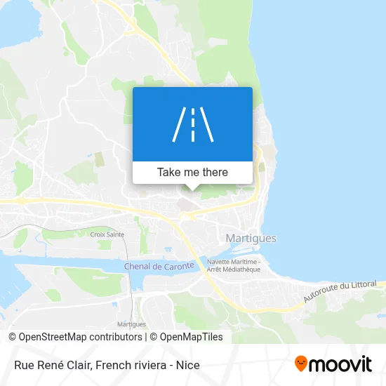 Rue René Clair map