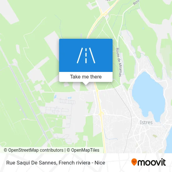 Rue Saqui De Sannes map