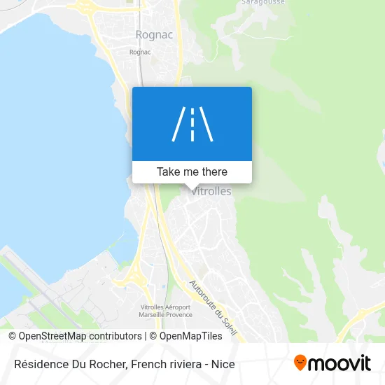 Résidence Du Rocher map