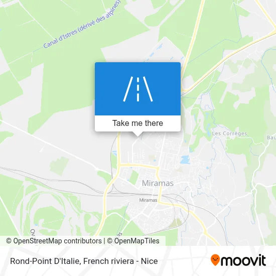 Rond-Point D'Italie map