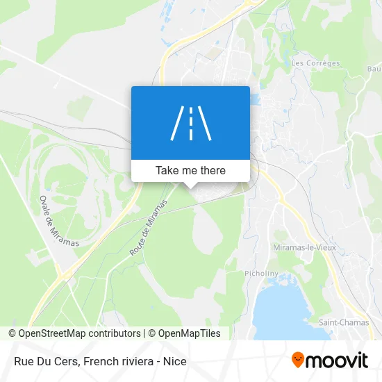 Mapa Rue Du Cers
