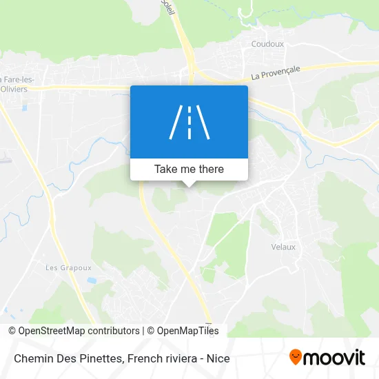 Chemin Des Pinettes map