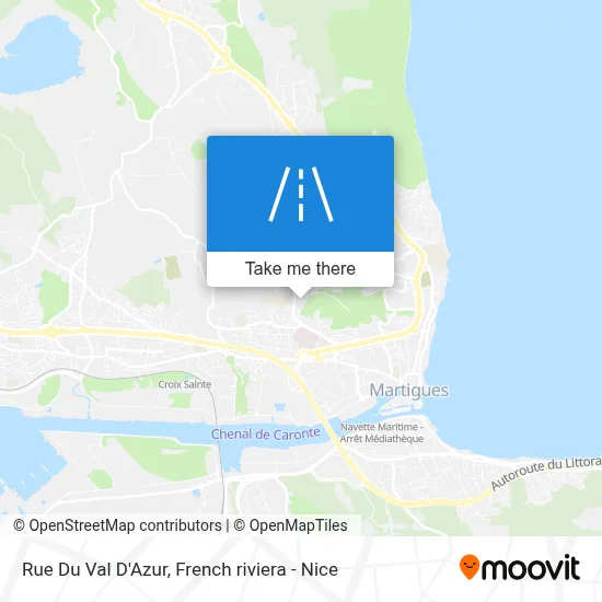 Rue Du Val D'Azur map