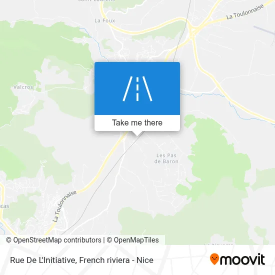 Mapa Rue De L'Initiative