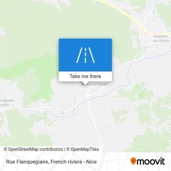 Mapa Rue Flanquegiaire