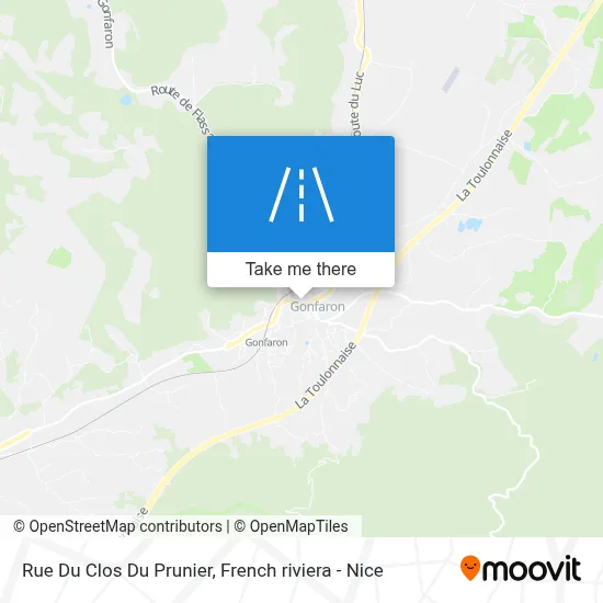 Rue Du Clos Du Prunier map