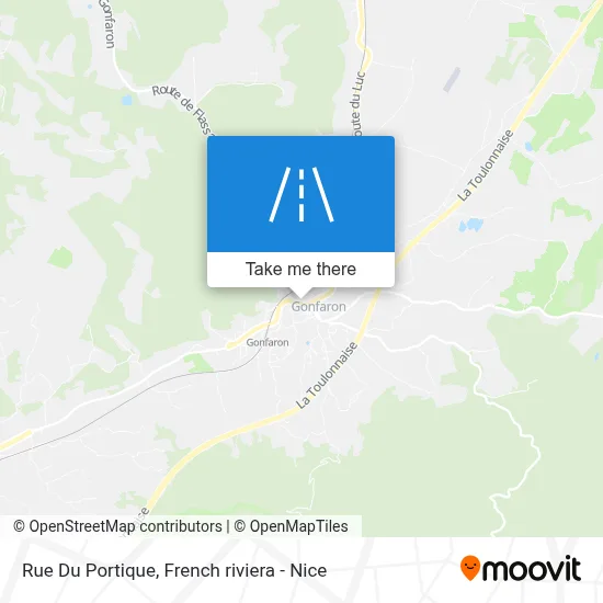 Mapa Rue Du Portique