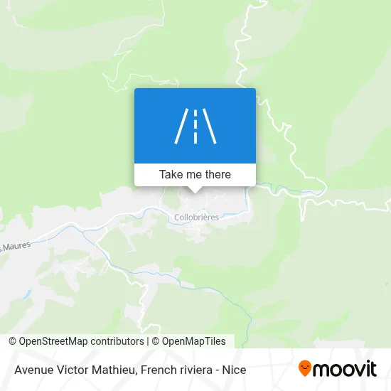Avenue Victor Mathieu map