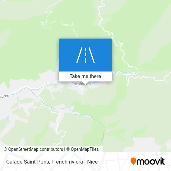 Calade Saint-Pons map